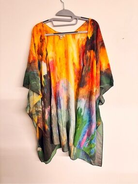 JC Sunny Fashions - Cardigan/Kimono Metaphysical Rich Autumn Colors - OS